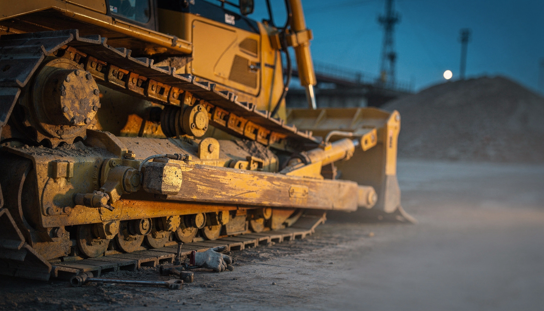 المهندس سيف عبد السلام — heavy equipment mechanic cat bulldozer specialist website built with WebZum AI website creator